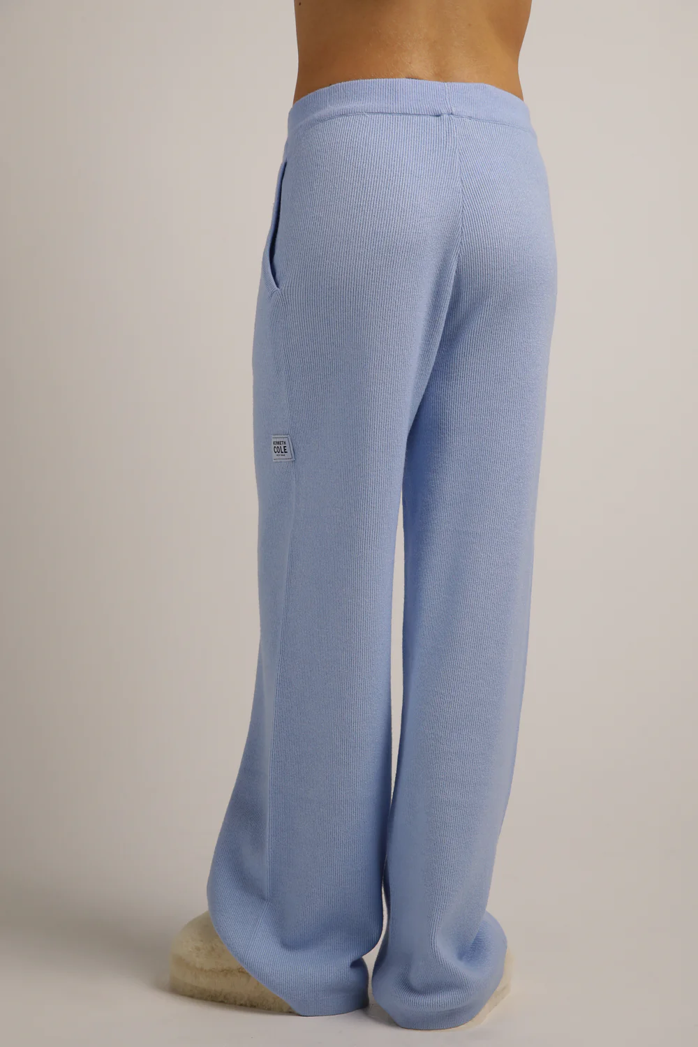 Knitted Rib Wide Leg Pants - Image 10