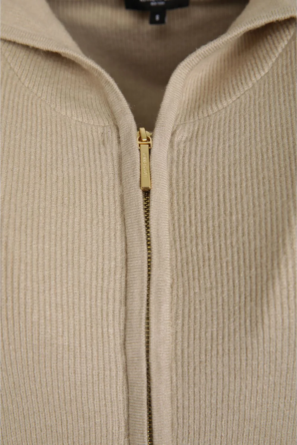 Knitted Rib Zipped Hoodie - Image 7