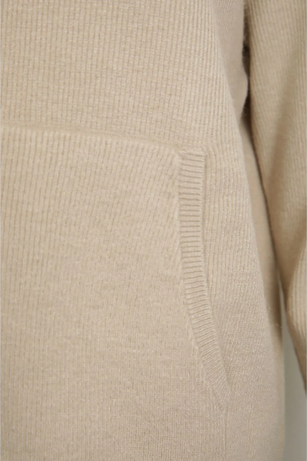 Knitted Rib Zipped Hoodie - Image 9