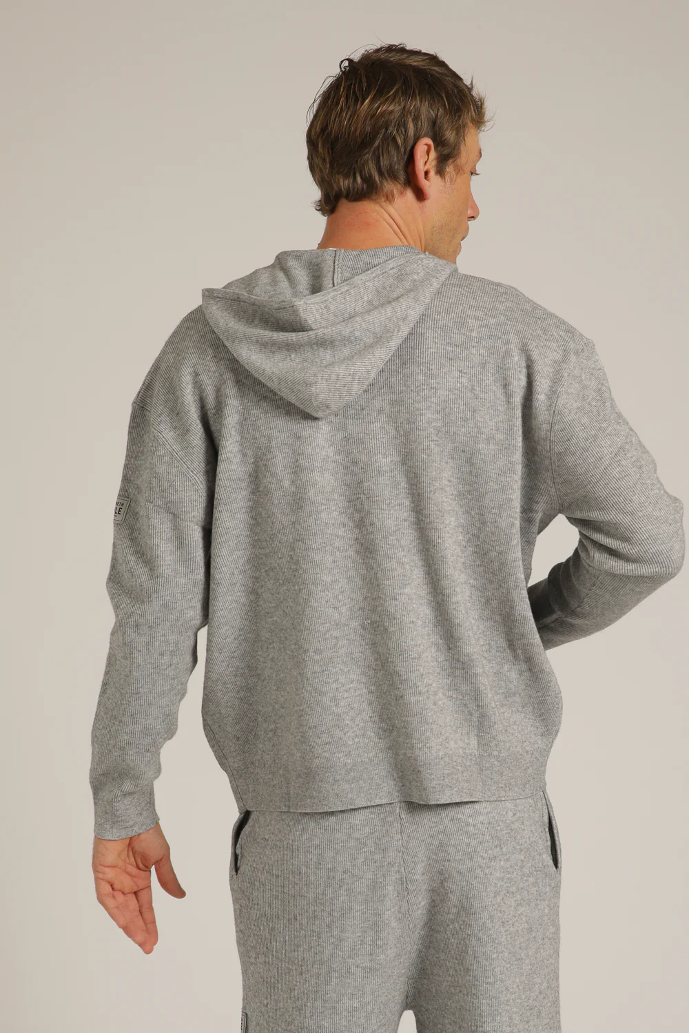 Knitted Rib Zipped Hoodie - Image 21