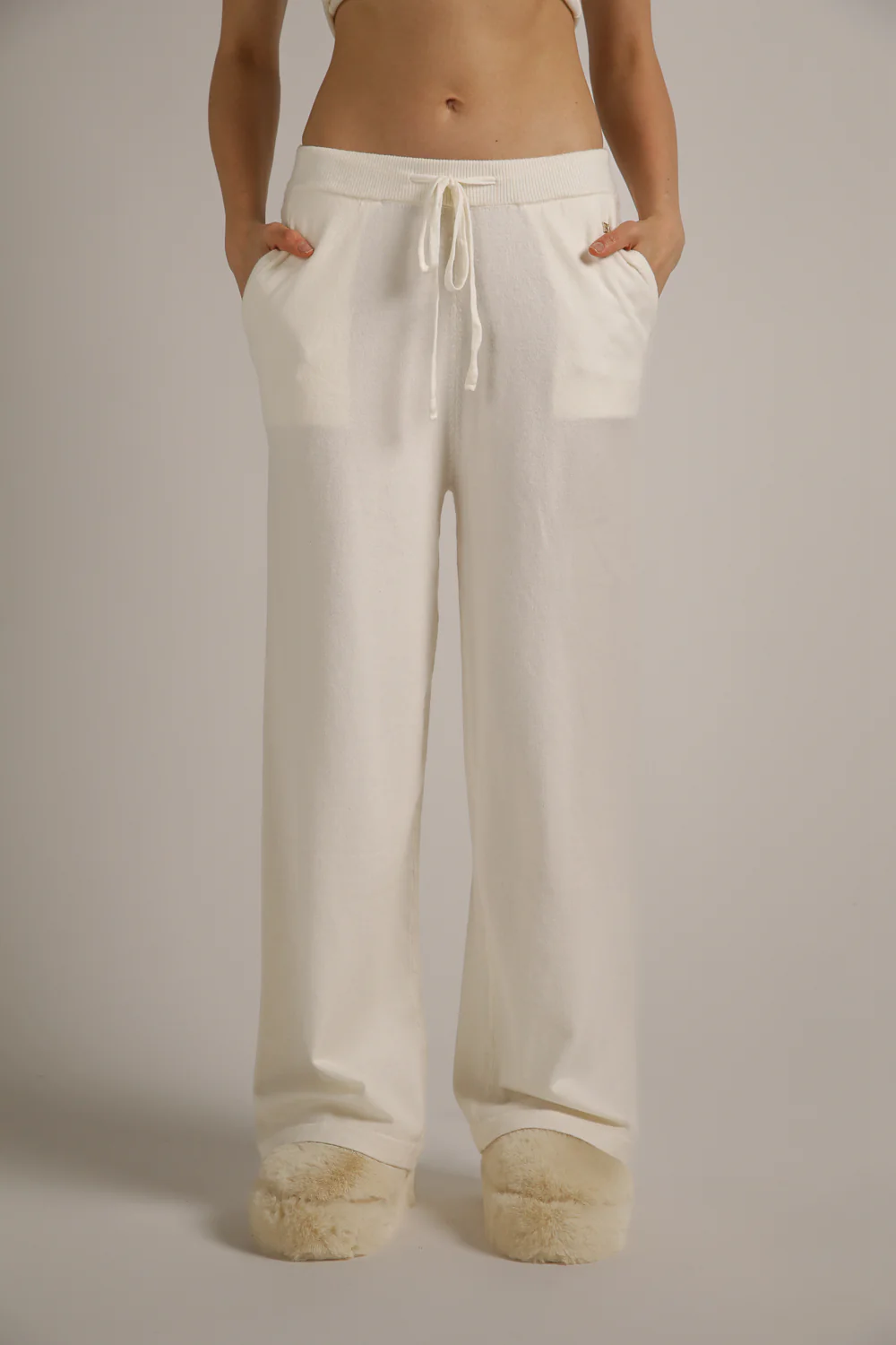 Knitted Wide Leg Pants - Image 3