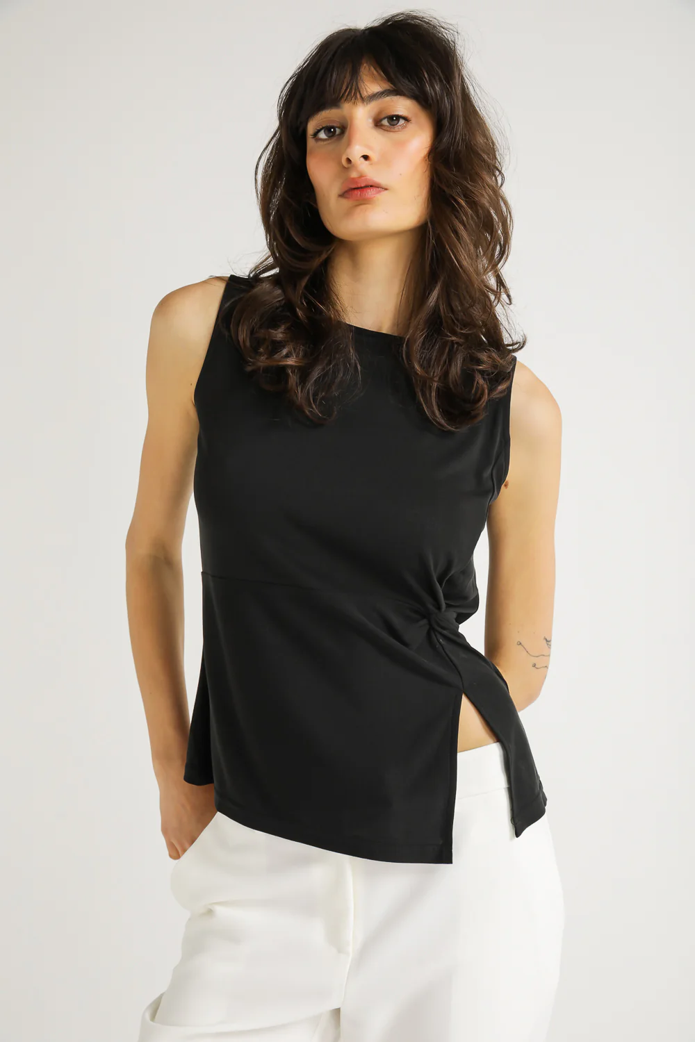 Asymmetric Sleeveless Top - Image 11