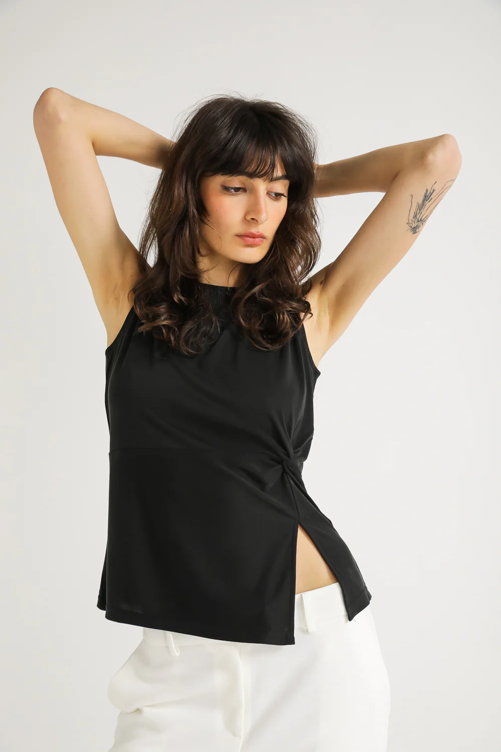 Asymmetric Sleeveless Top - Image 12