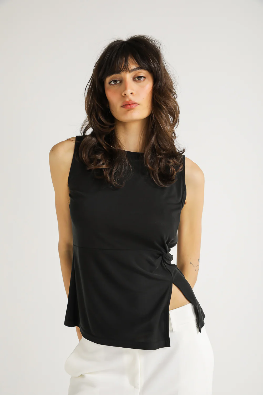 Asymmetric Sleeveless Top - Image 13