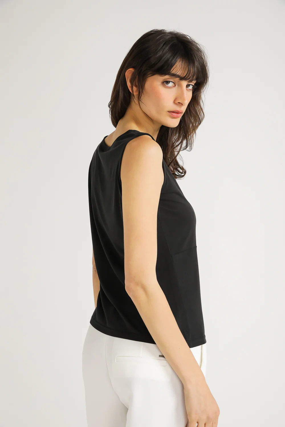 Asymmetric Sleeveless Top - Image 14