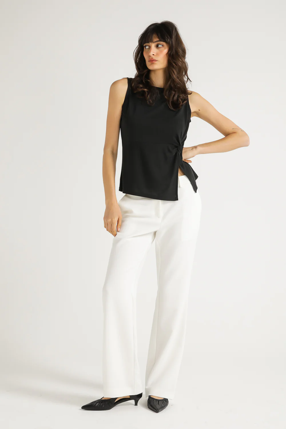 Asymmetric Sleeveless Top - Image 16