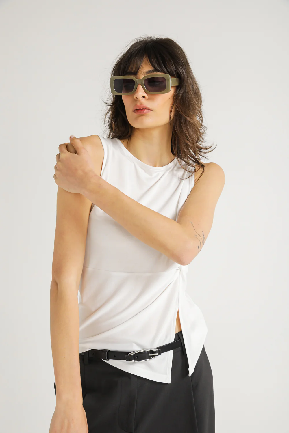 Asymmetric Sleeveless Top - Image 5
