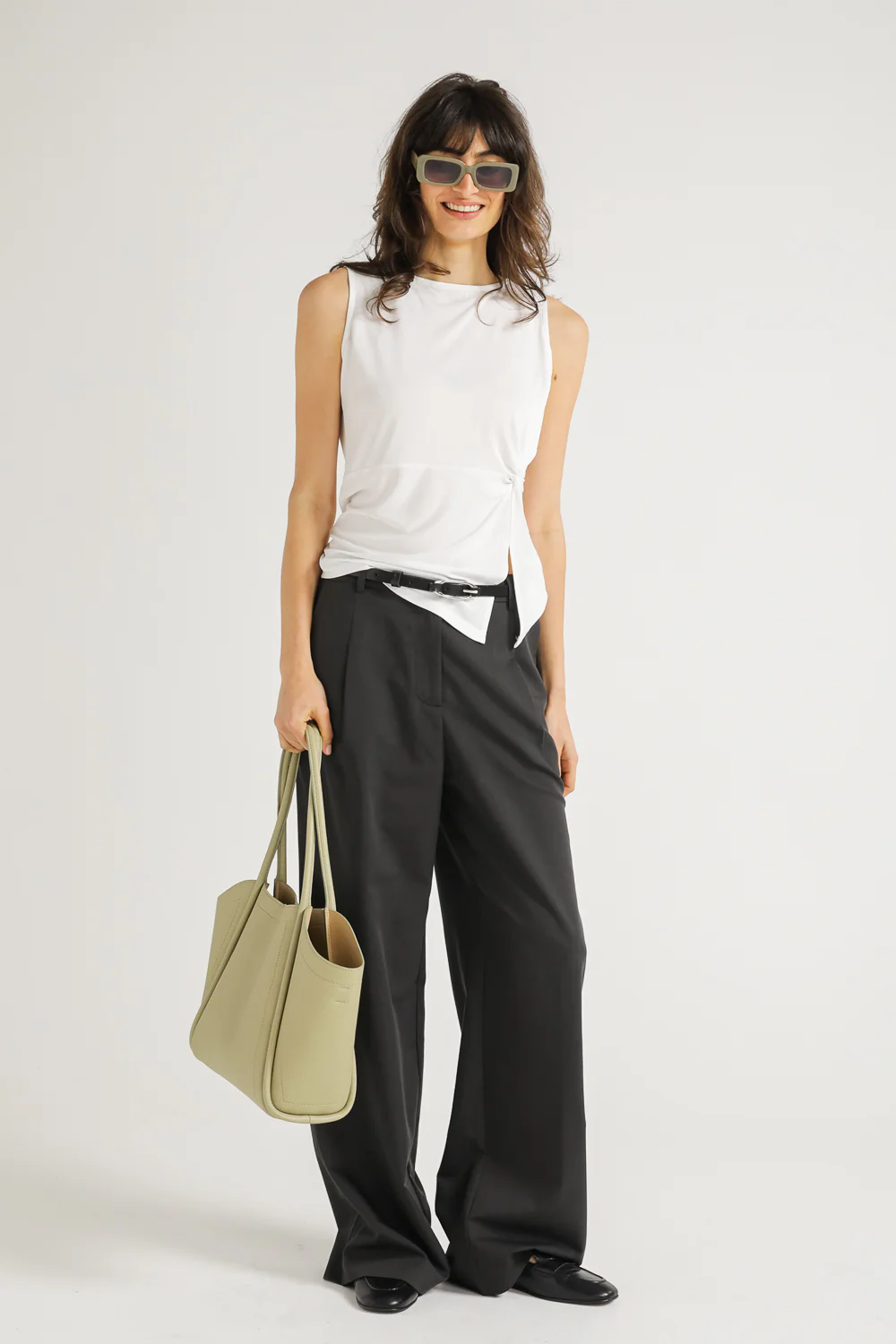 Asymmetric Sleeveless Top - Image 9
