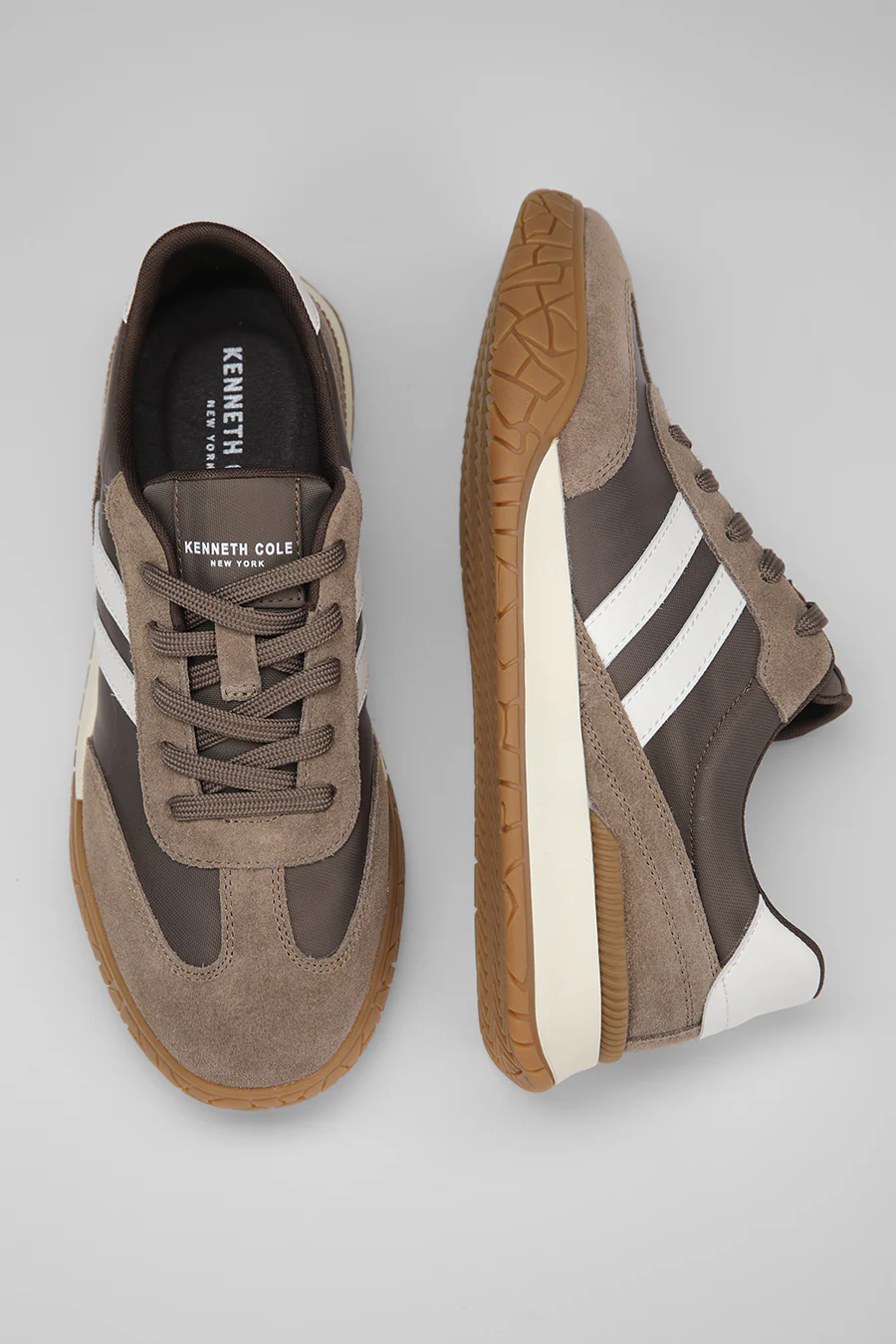 Faux Leather Trainers - Image 12