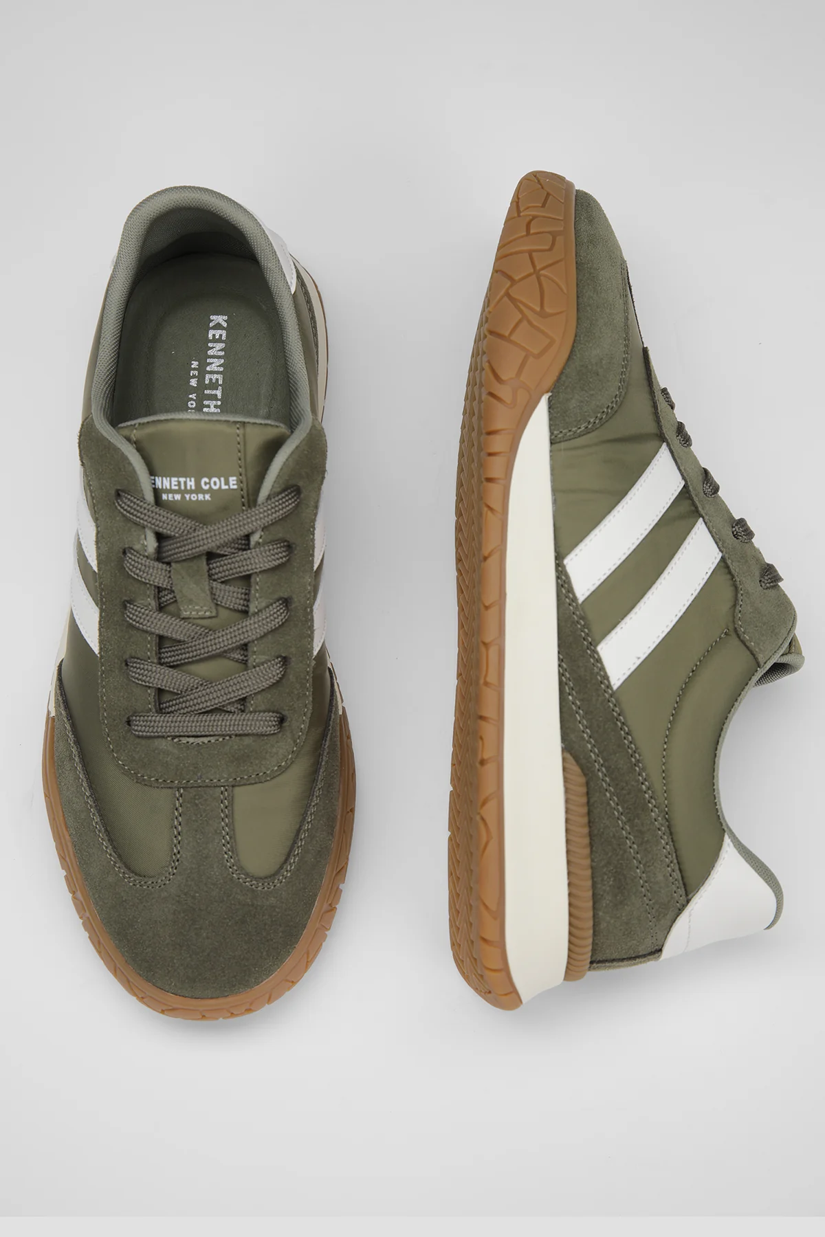Faux Leather Trainers - Image 4
