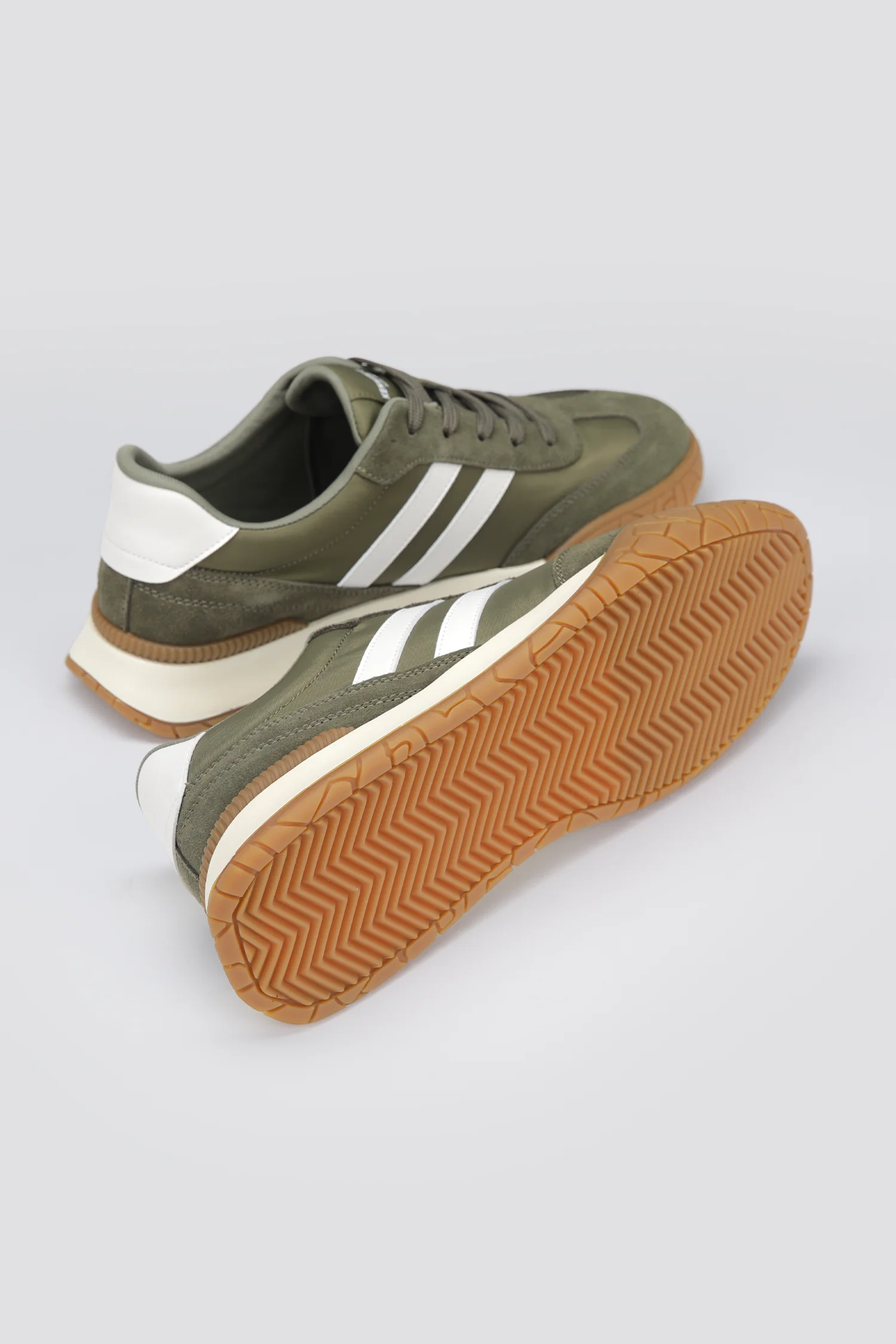 Faux Leather Trainers - Image 5