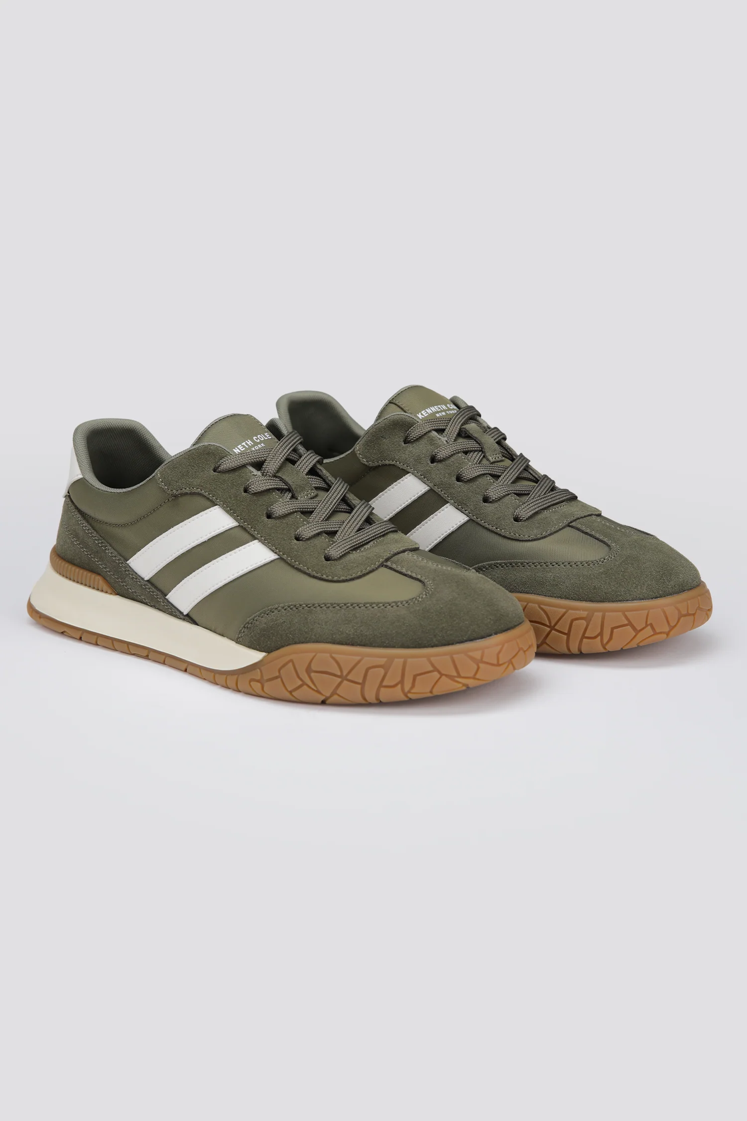 Faux Leather Trainers - Image 6
