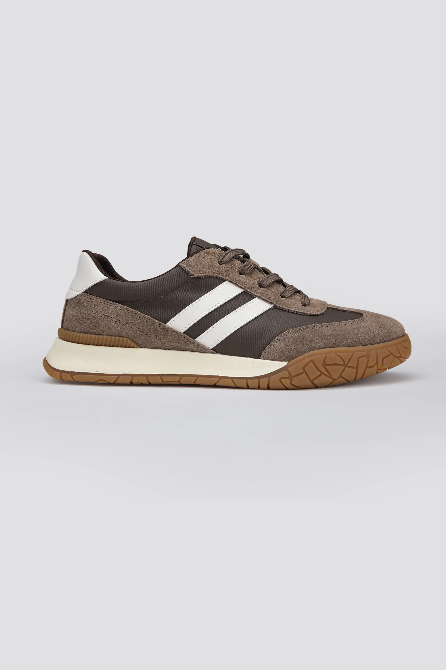 Faux Leather Trainers - Image 7