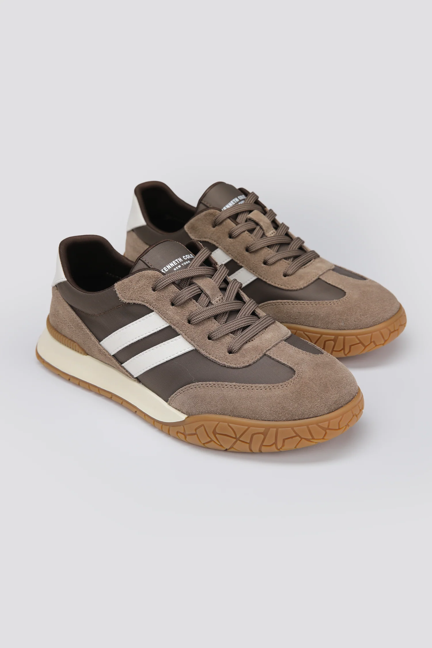 Faux Leather Trainers - Image 8