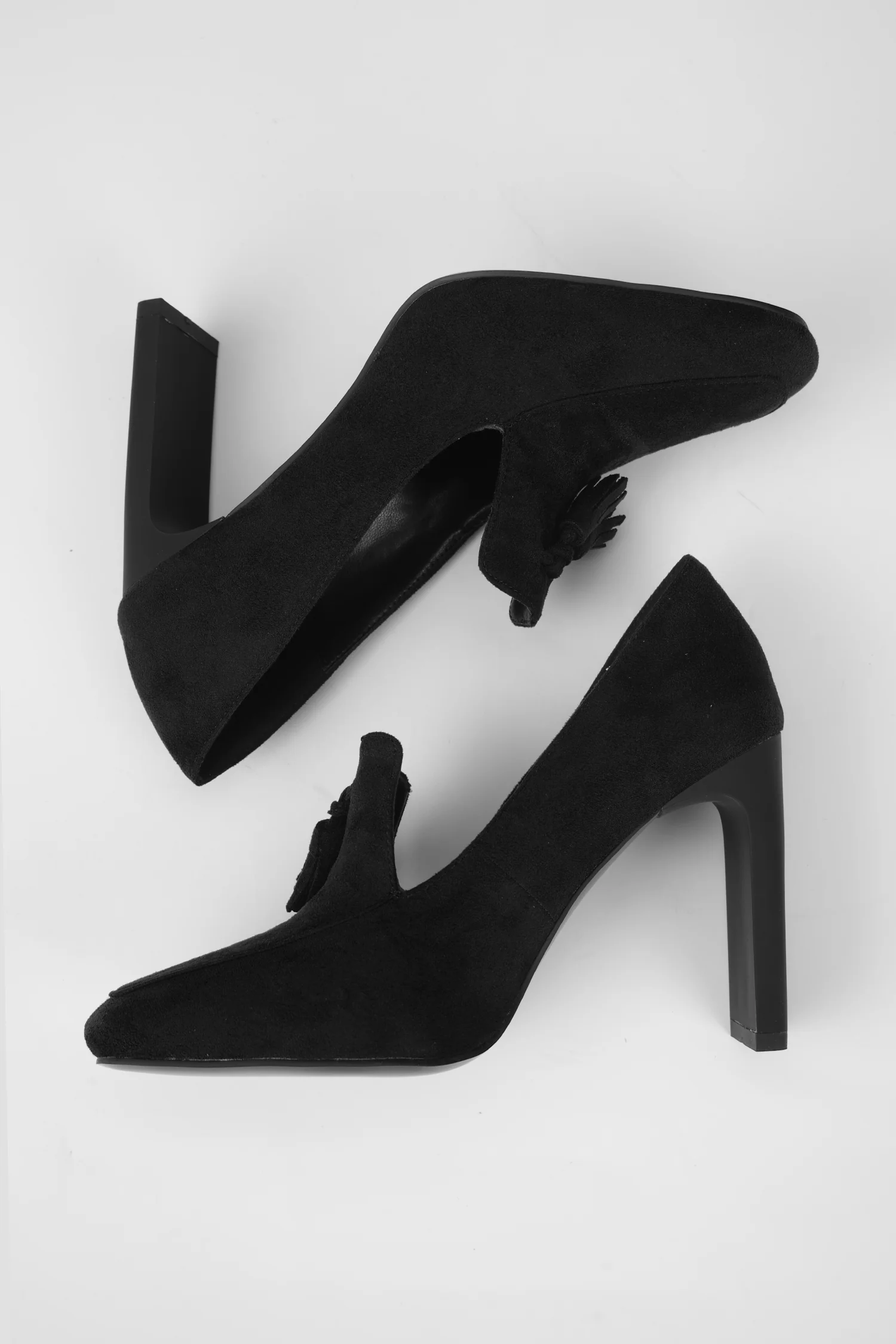 Leather Fringe Heels - Image 5
