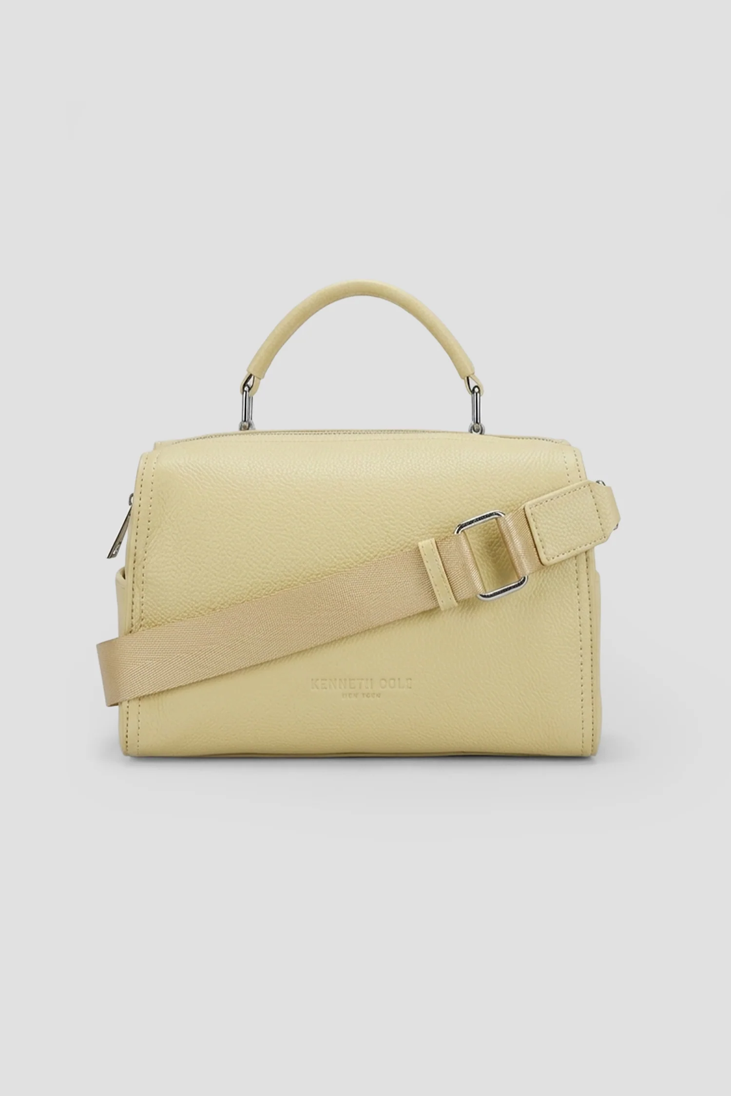 Leather Structured Crossbody Bag - Image 4