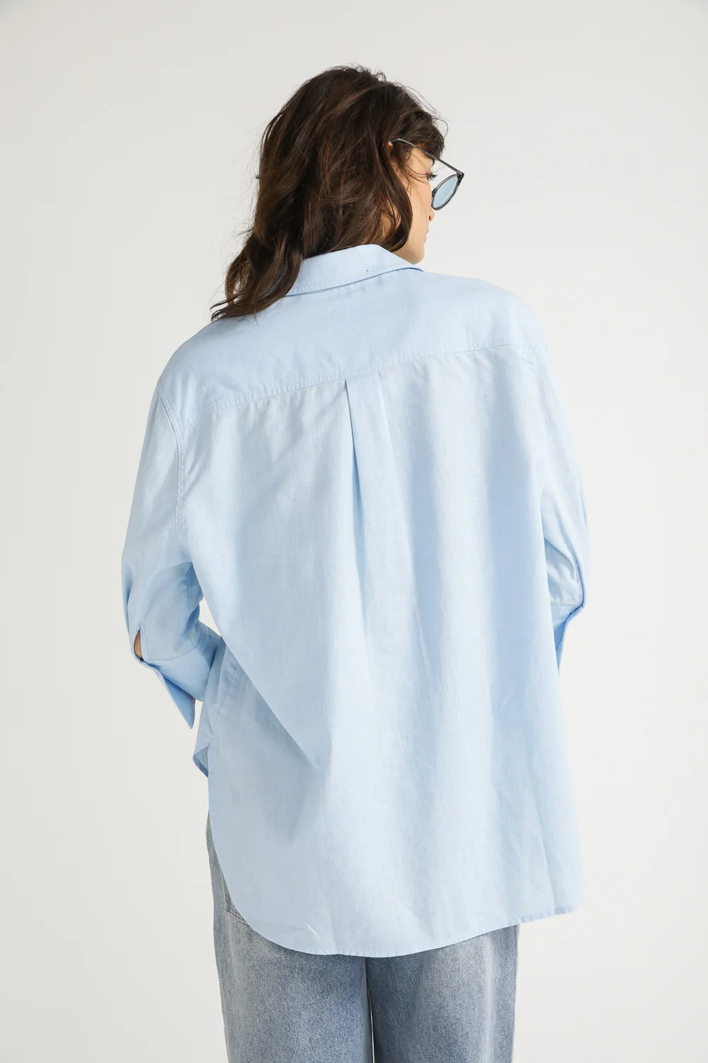 Linen Blend  Shirt With 3/4 Sleeves - Image 10