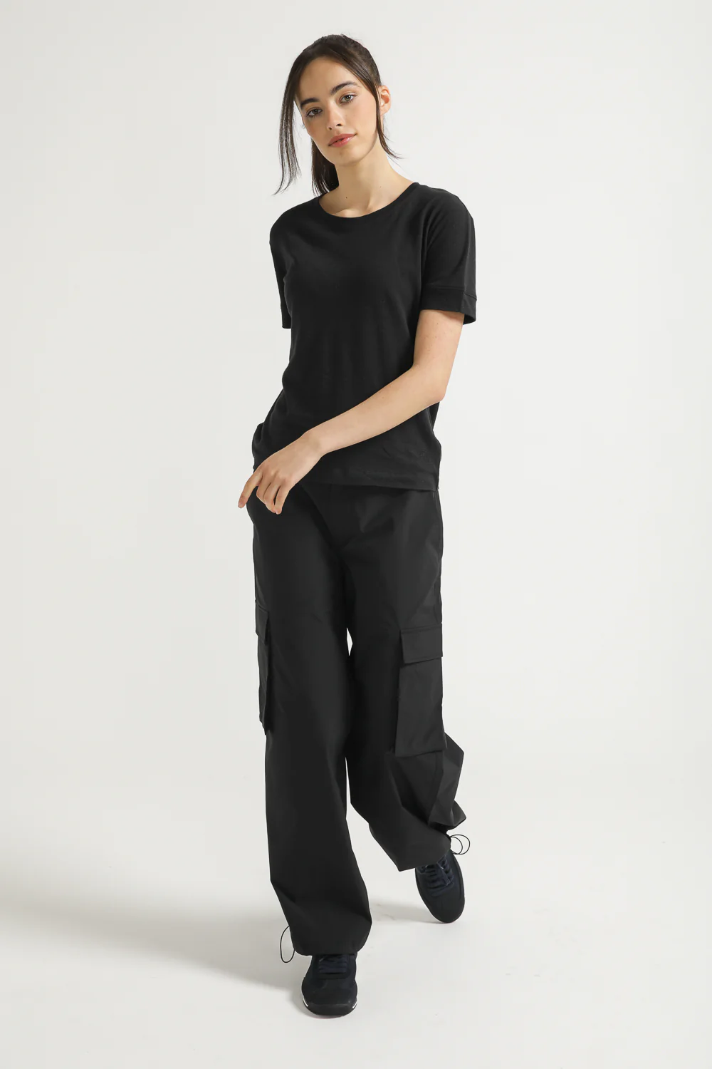 Linen blend Solid T-SHIRT - Image 5