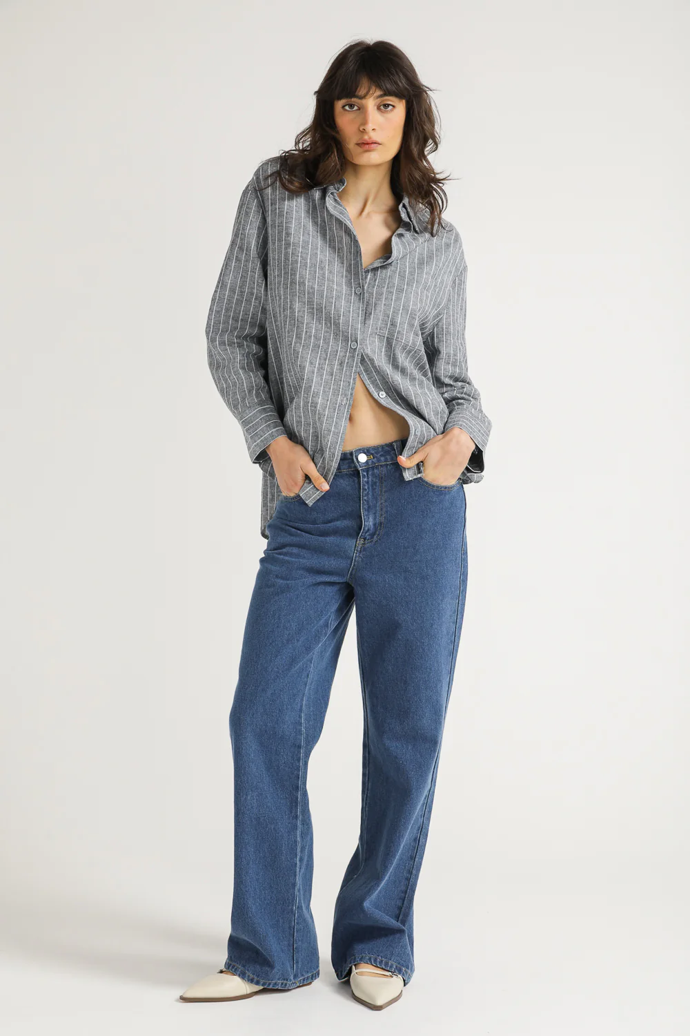 Striped Button Down Shirt - Image 2