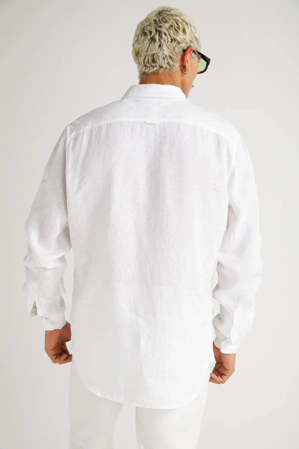 Linen Button Down Shirt - Image 6