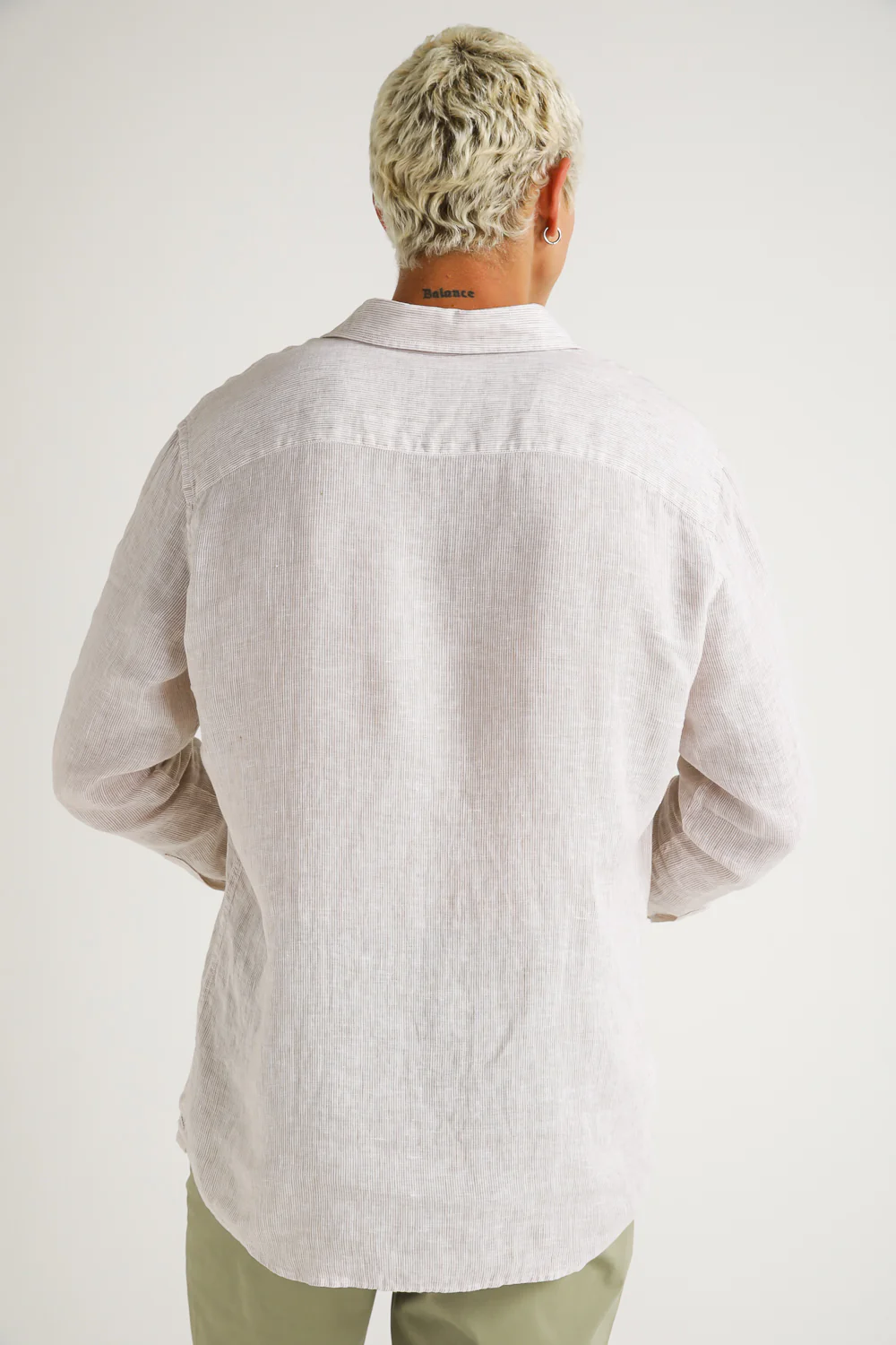 Linen Button Down Shirt - Image 4