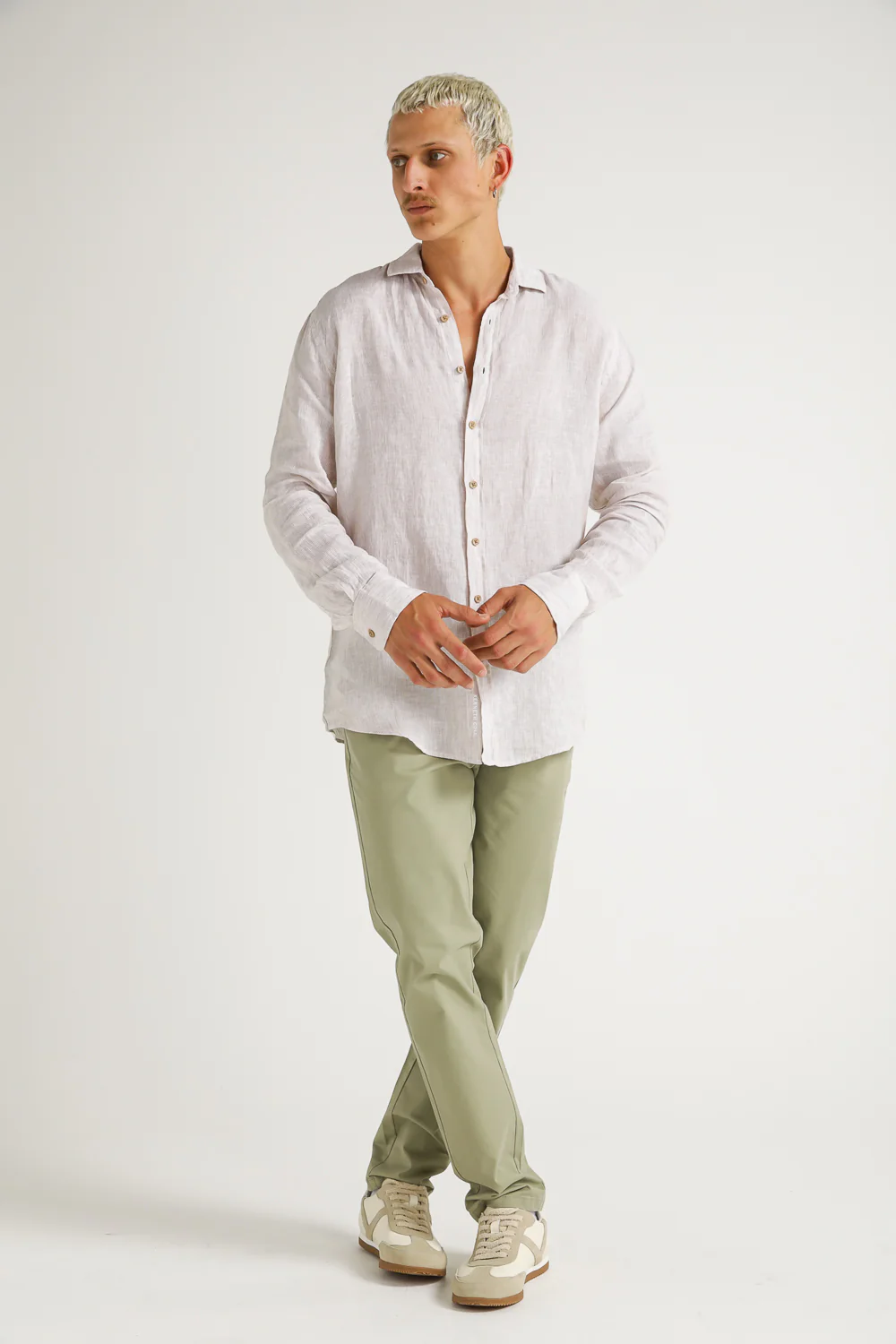 Linen Button Down Shirt - Image 5