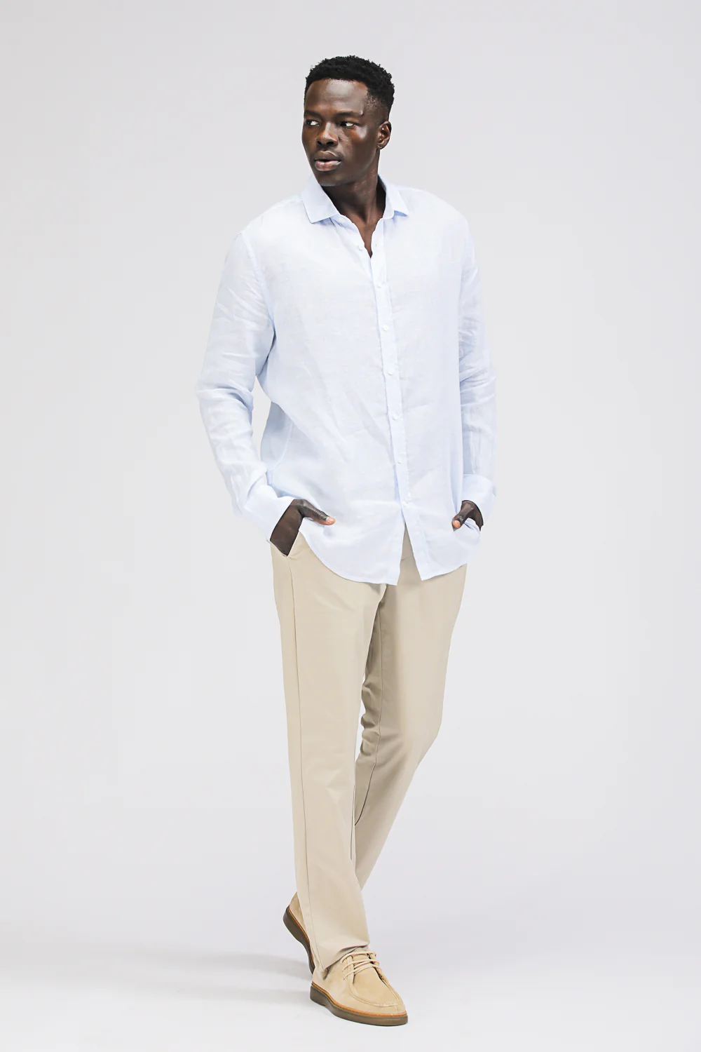 Linen Button Down Shirt - Image 7