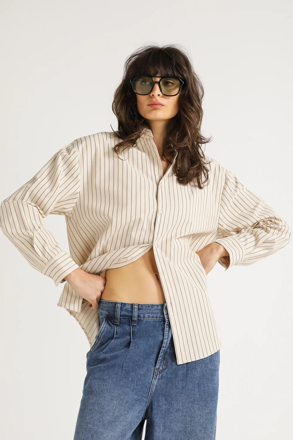 Long Sleeve Shirt With Stripes - Image 10