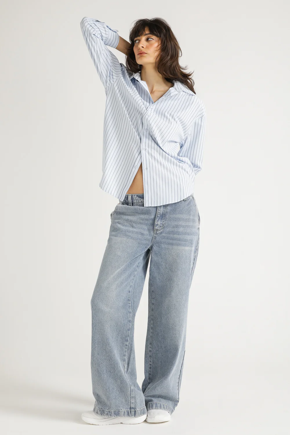 Long Sleeve Shirt With Stripes - Image 7