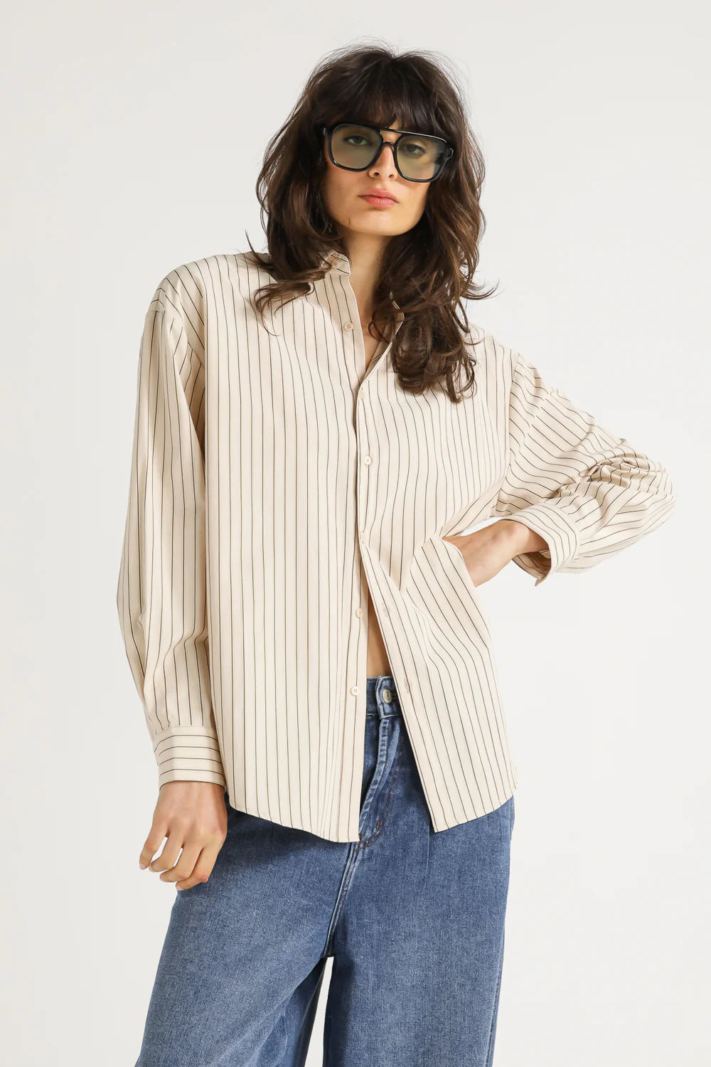 Long Sleeve Shirt With Stripes - Image 8
