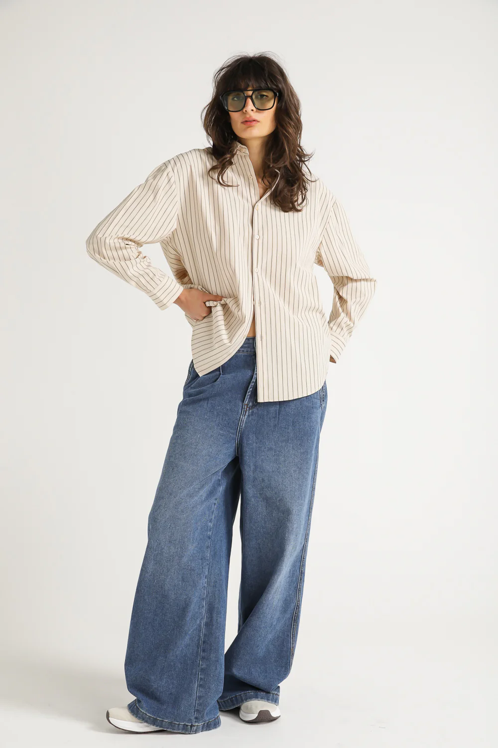 Long Sleeve Shirt With Stripes - Image 9