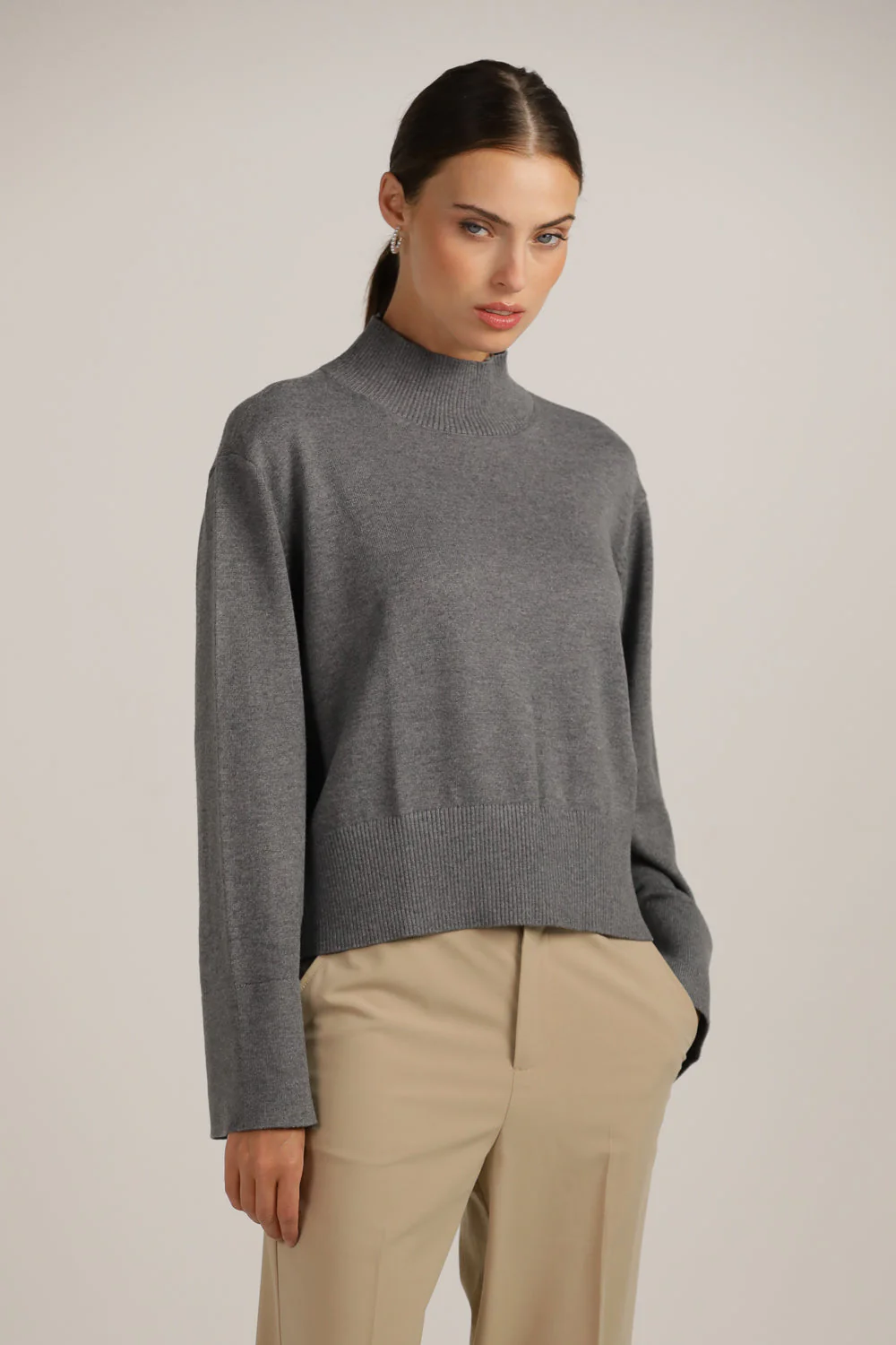 Oversize Turtleneck Sweater - Image 4
