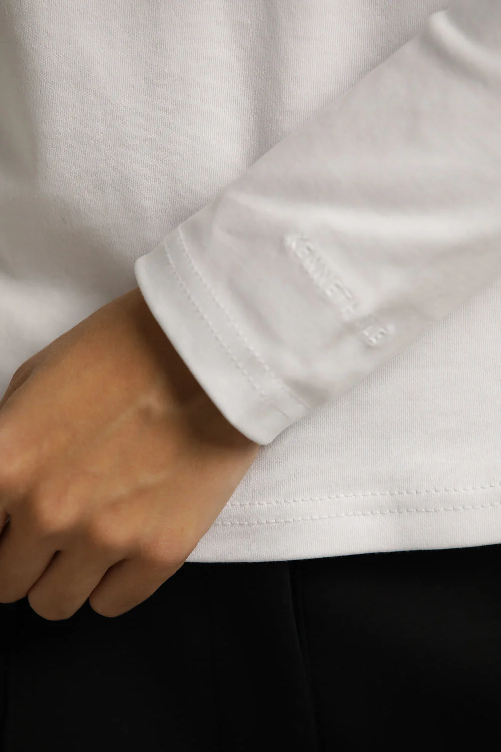 Long Sleeve V Neck T Shirt - Image 3