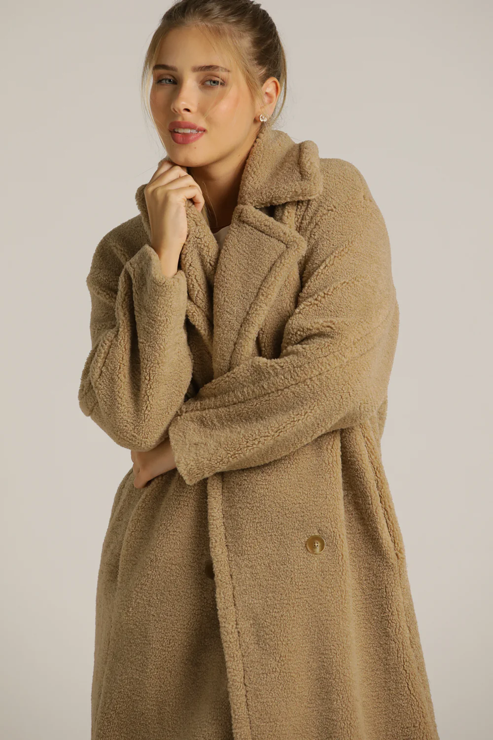 Faux Fur Teddy Coat - Image 5