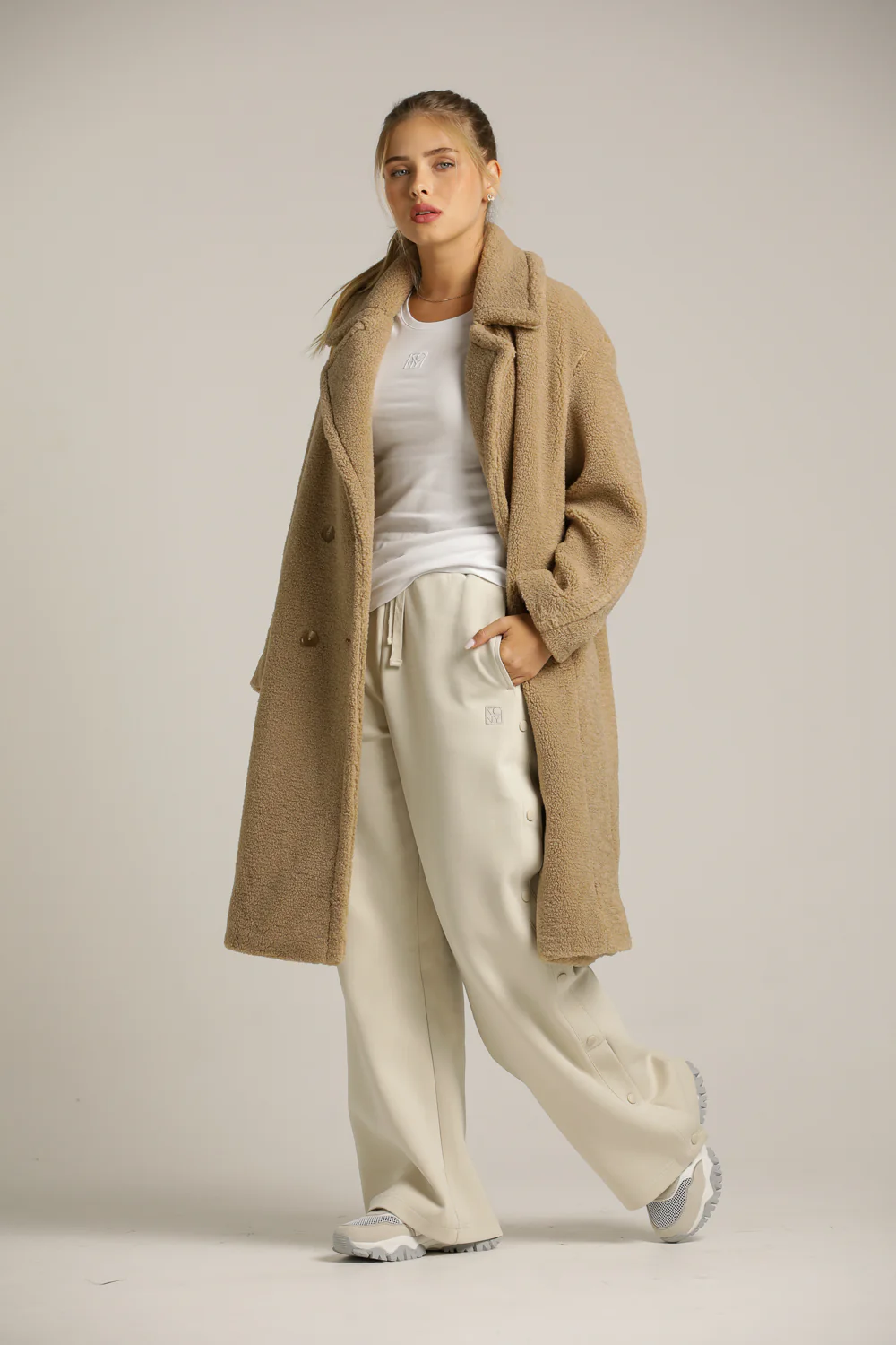 Faux Fur Teddy Coat - Image 8