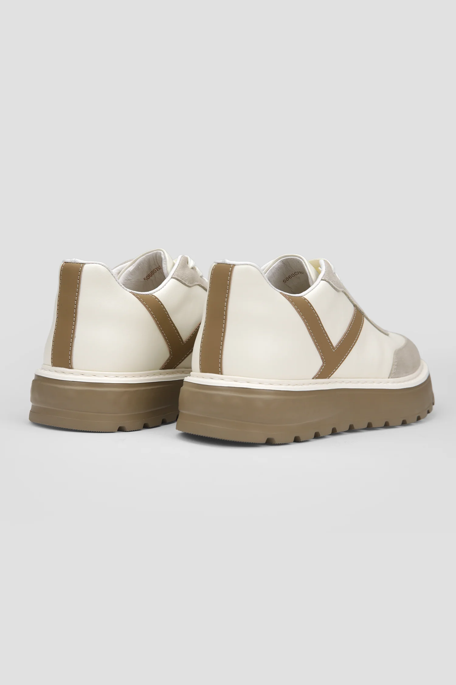Faux Suede Strap Trainers - Image 4