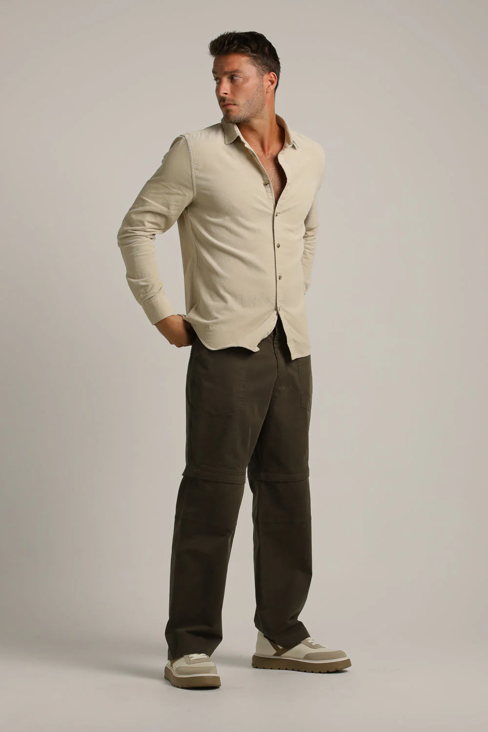 Button Up Corduroy Shirt - Image 11