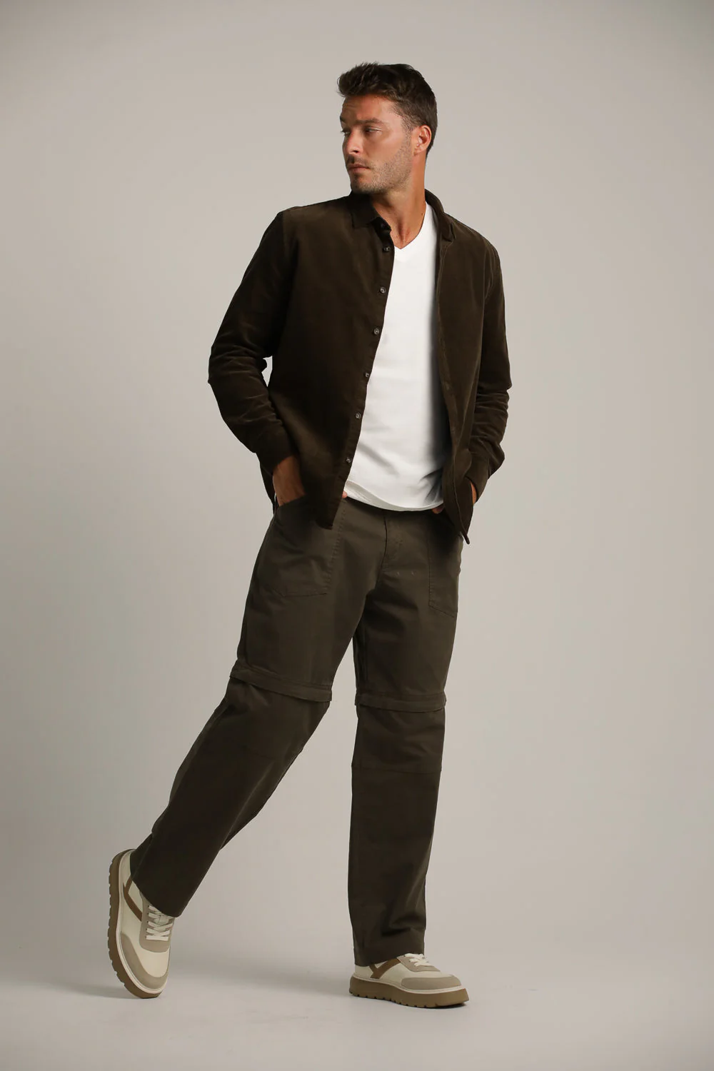 Button Up Corduroy Shirt - Image 13