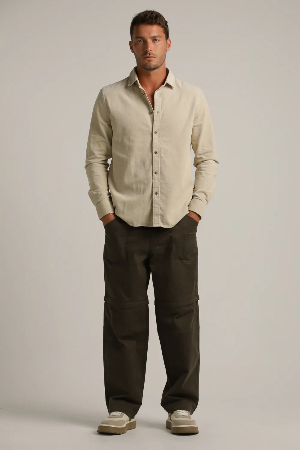Button Up Corduroy Shirt - Image 6