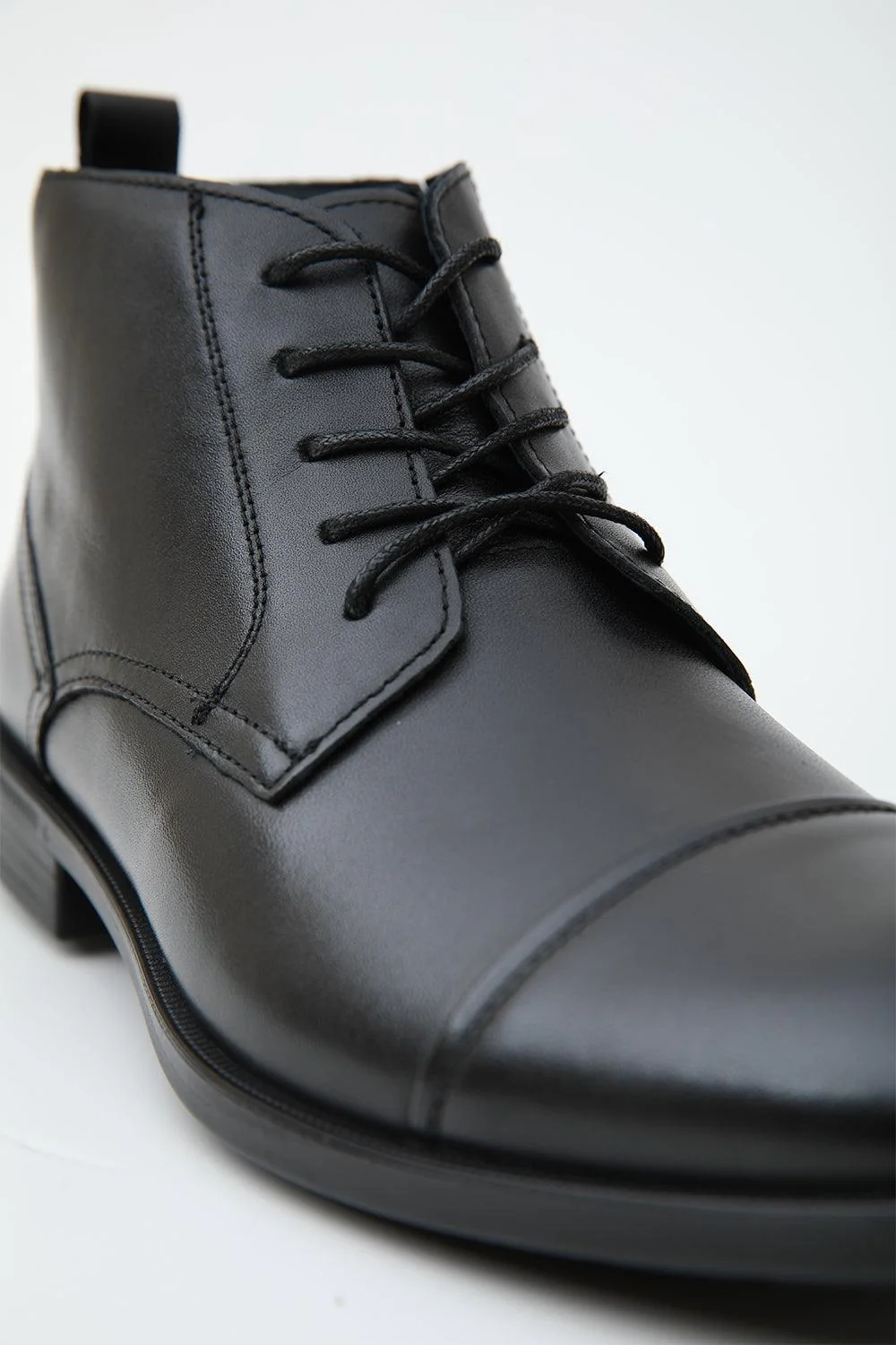 Leather Lace Up Boots - Image 5