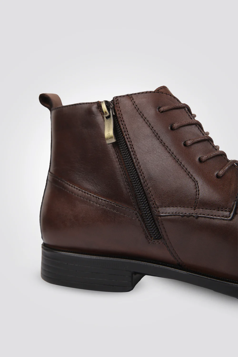Leather Lace Up Boots - Image 9