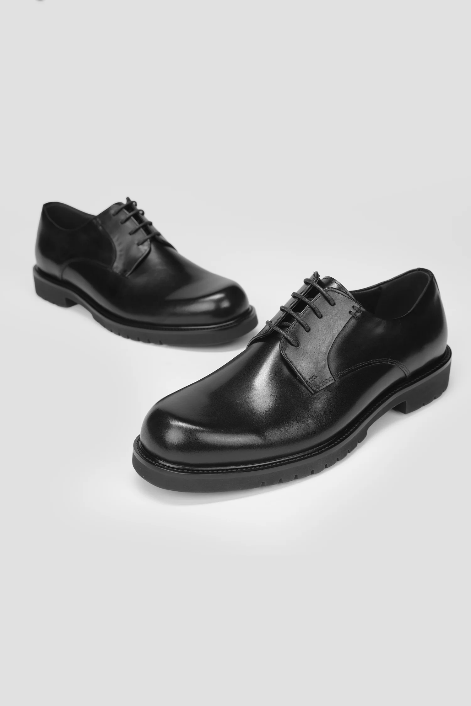 Leather Derby Shoes - Image 8