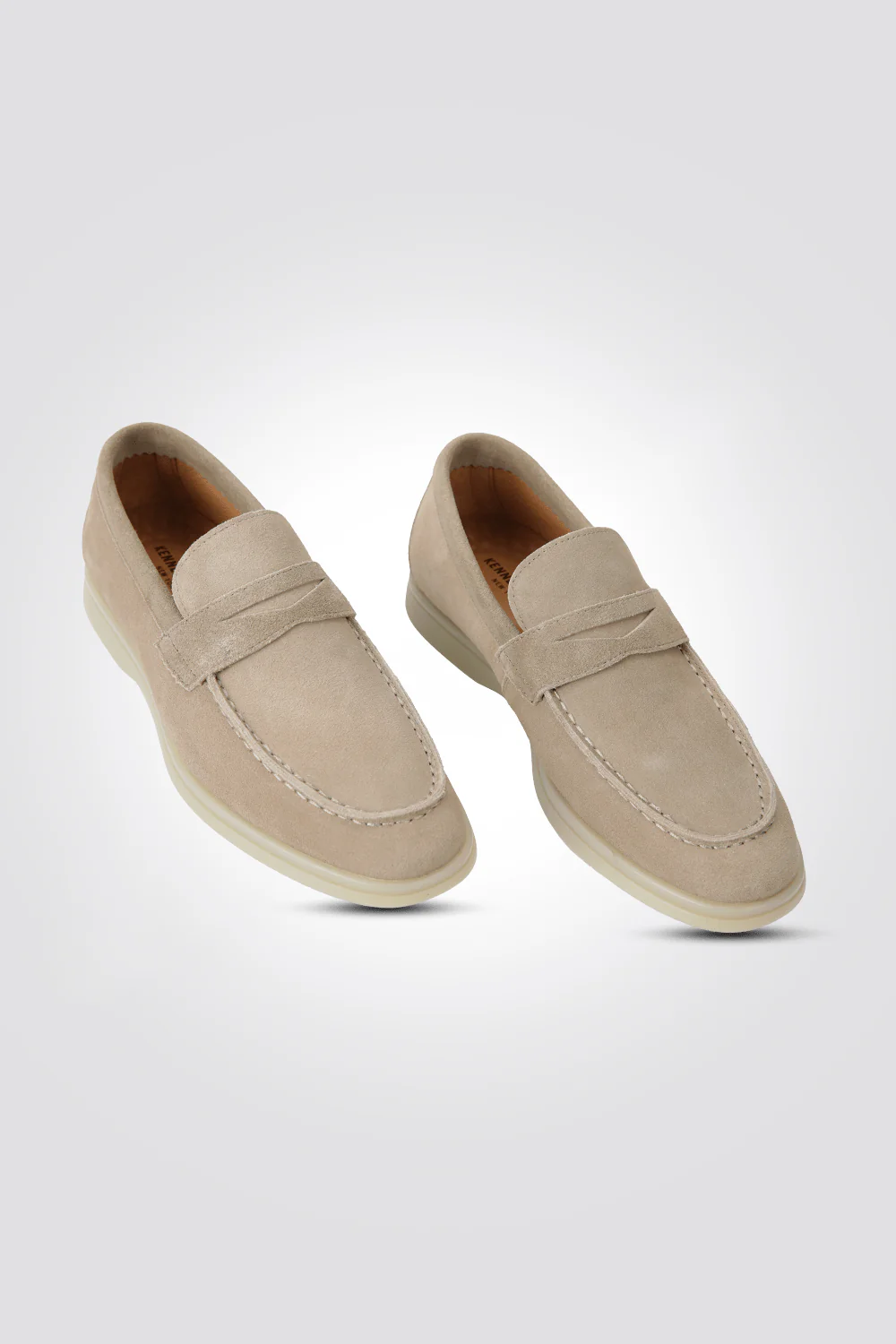 Suede Slip On Moccasins - Image 3