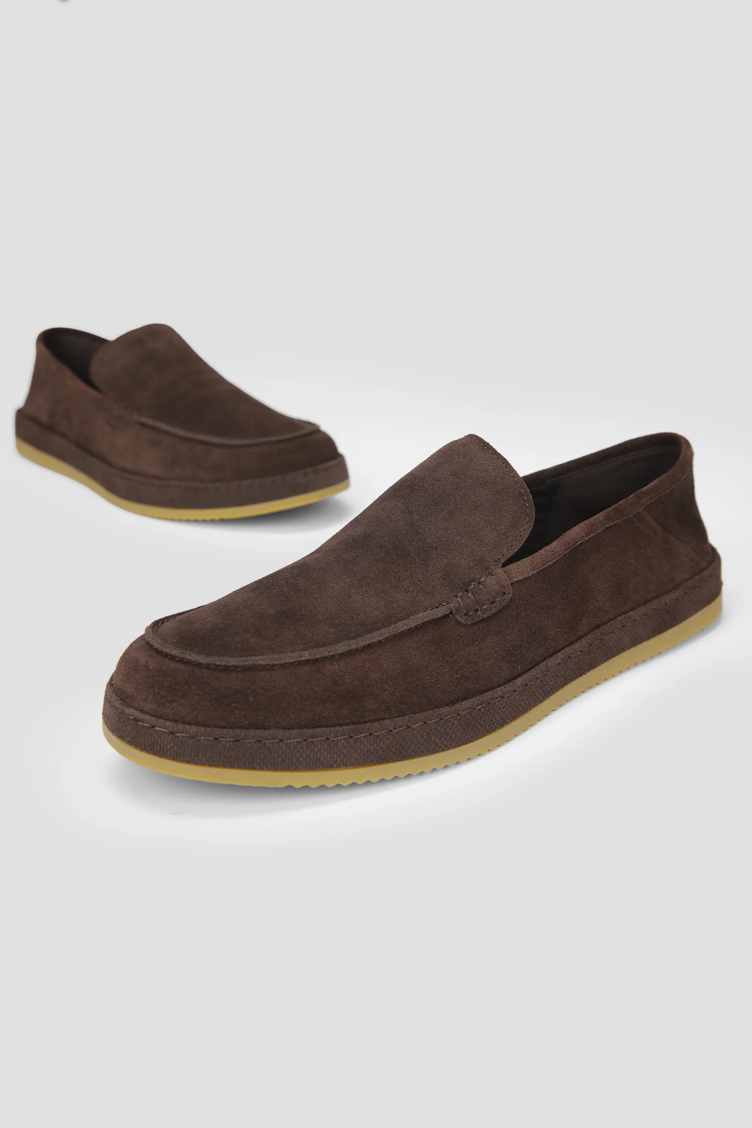 Suede Slip On Loafers - Image 2
