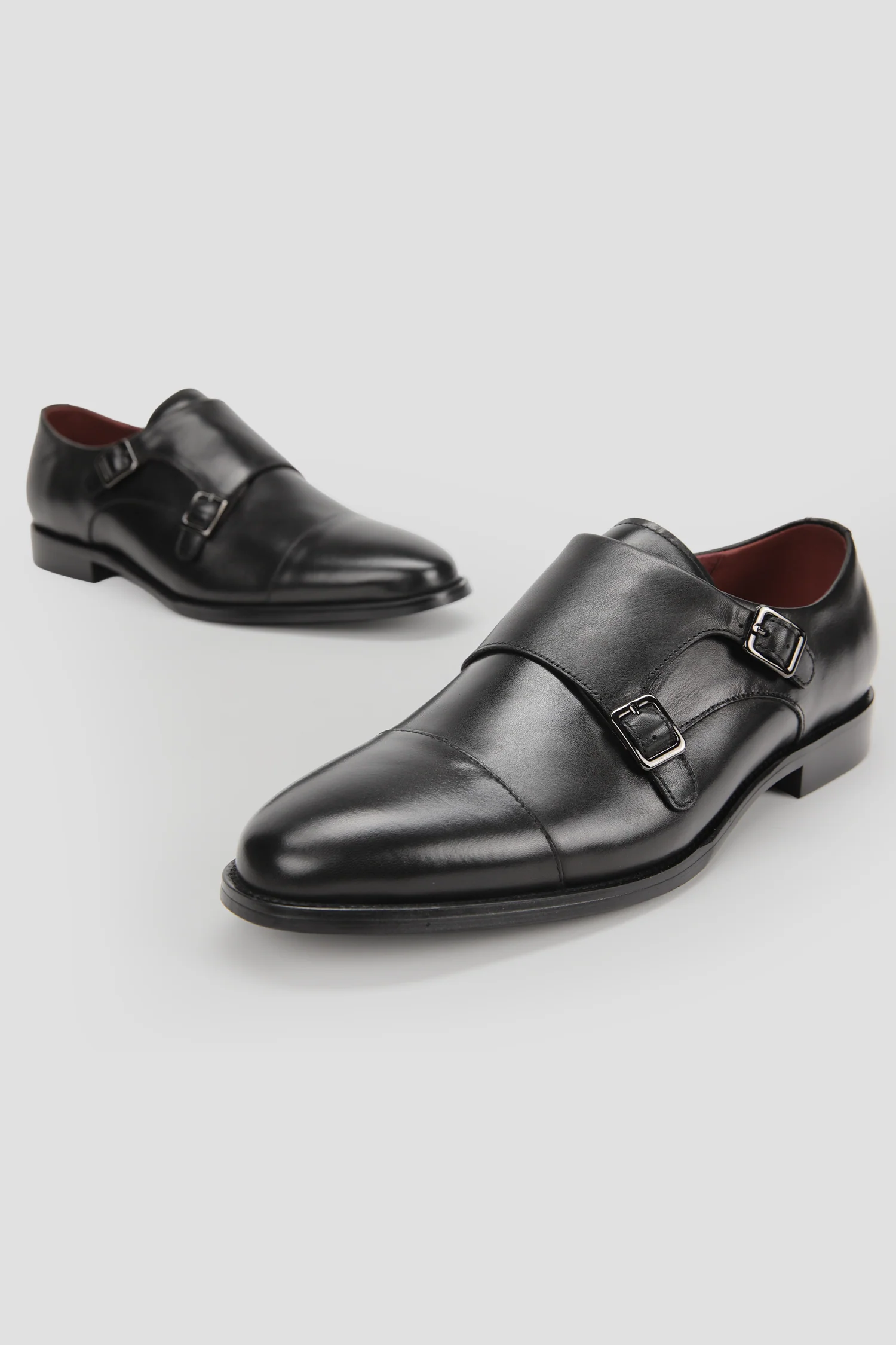 Double Monk Leather Shoes - Image 6