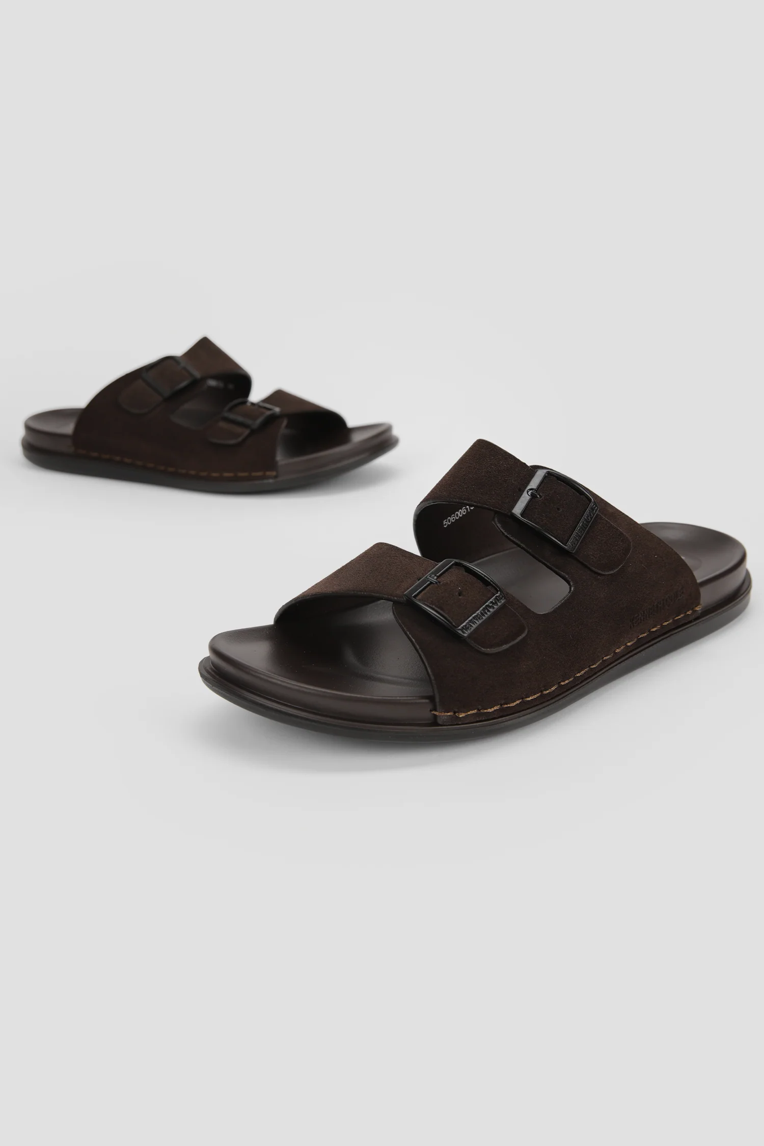 Suede Slide Sandals - Image 5