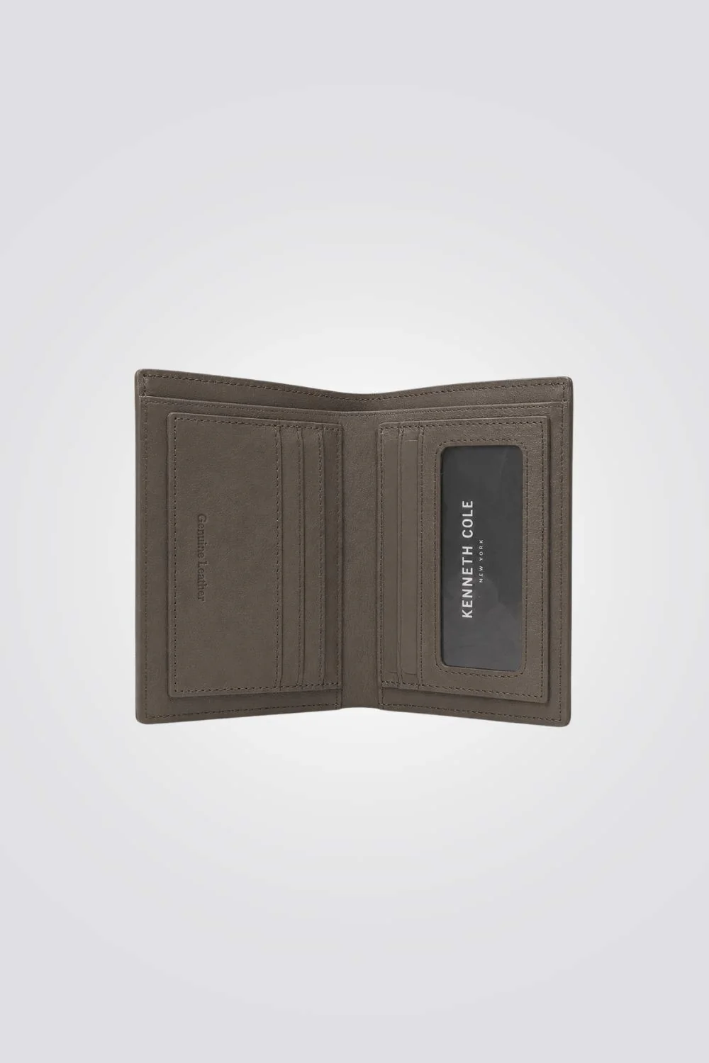 Compact Leather Zip Wallet - Image 3