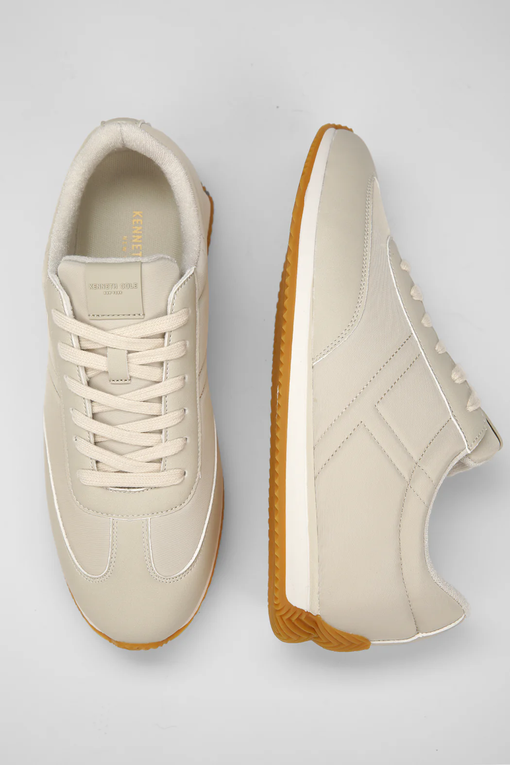 Faux Leather Sneakers - Image 11