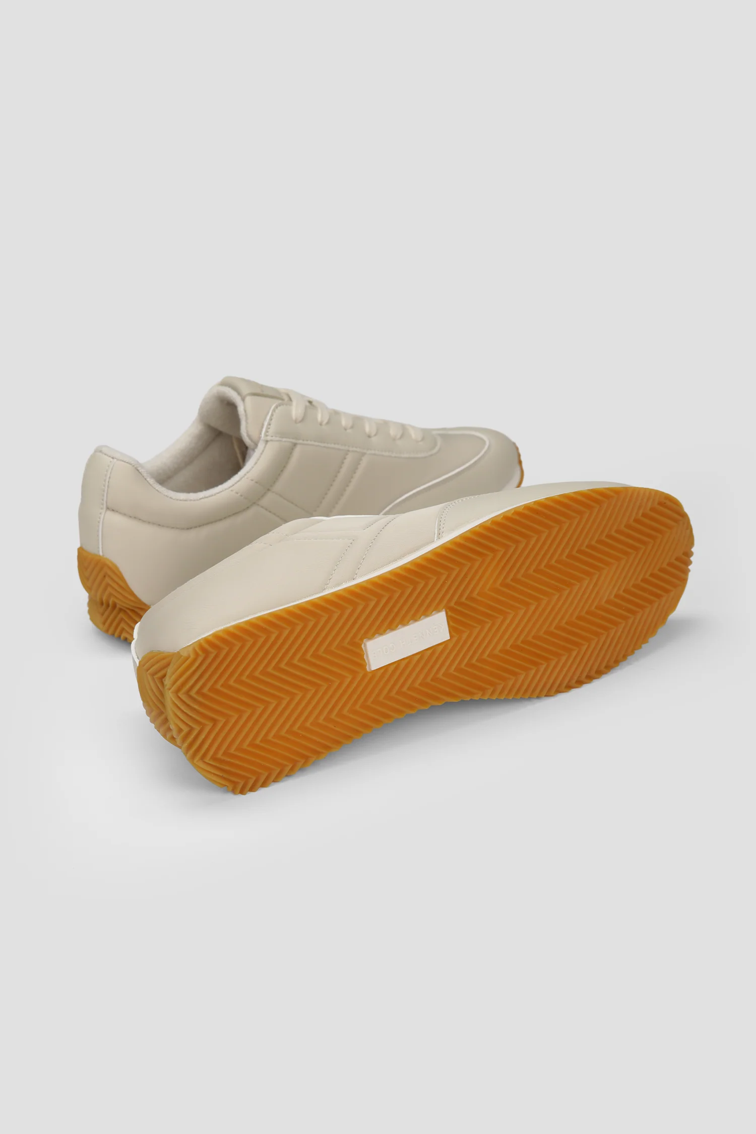 Faux Leather Sneakers - Image 13