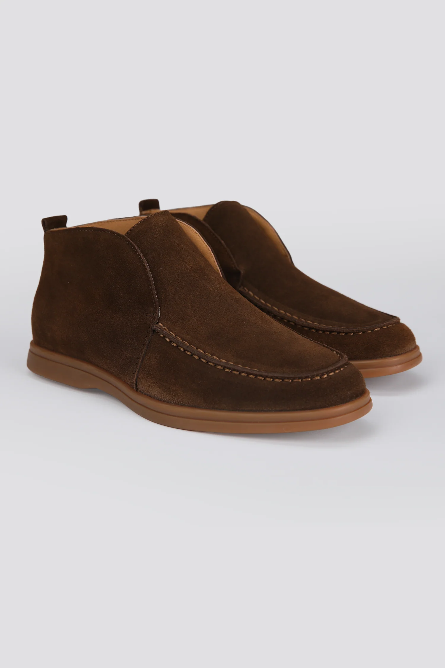 Suede Moc Toe Boots - Image 2